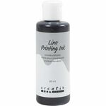 Linoleum verf - Zwart - Flesje 85ml