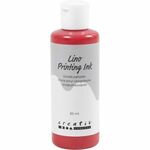 Linoleum verf - Rood - Flesje 85ml