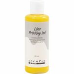 Linoleum verf - Geel - Flesje 85ml