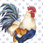 Servetten - Albert Rooster Blue 5st