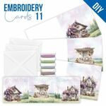 Embroidery Cards 11 - Lilacs