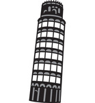 Cr1222 Craftable snijmal- Toren van Pisa