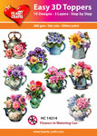 3D Easy design - Flowers in Watering Can