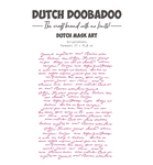 Ddbd Mask Art - Scriptletters - A5
