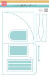 Ps8185 Craft stencil A4 - Create a room