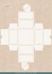 Folding Box stencil - Sweet Box A4
