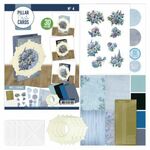 Pillar Circle Cards 4 Blooming Blue