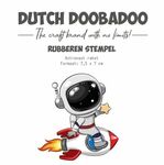 Ddbd Rubberen Stempel - Astronaut Raket