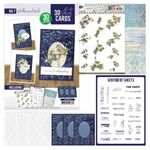 3D Velvet Cards A6 Blackberries & Birds