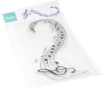 Cs1174 Stempel - Music Swirl
