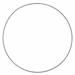 Metalen ring - Mat zwart gelakt - 60cm