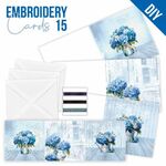 Embroidery Cards 15 - Blue Meadow