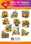 3D Easy design - Sunflowers 10st