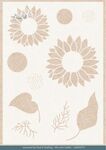 Mixed Media stencil - Blooming Sun A5