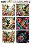 Scenery BB - Vintage Hummingbirds 4k