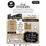Sl Sticker pad - Kerstteksten NL