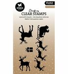 Sl stempel Christmas - Santa & Reindeer