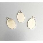 3217 Hanger met 1 oog ovaal 18x13mm 3st