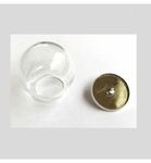 4691 Glazen bol set met deksel - 30mm