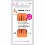 12821 Pony black - Easy Threading - 6st