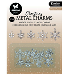 Sl Metal Charms - Snowflakes - 10st
