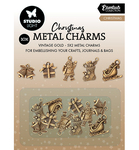 Sl Metal Charms - Christmas - 10st