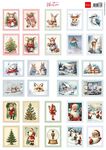 Vk9632 Knipvel - Stamps - Winter - A4