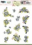 PM - Navy Elegance - Blue Flowers