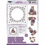 3D Hobbydots Sheet - Purple Christmas 2
