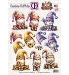 3D stansvel - Cozy Gnomes 01