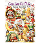 Stansplaatjes - Snowy Bunnies 23st