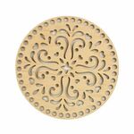1308 Durable Houten Mandala berk - 17cm