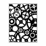 Carabelle Embossing Folder - Tandwielen