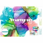 976165C Clairefontaine - Cernit - Starter Set Alcohol Inkt verpakt in een A5 - Complete set - 9-delig