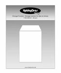 Stevige opbergzakjes 110x155mm A6+ 25st