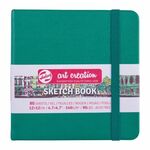Art Creation Schetsboek groen 12x12cm