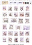BB - Postage stamp - Lovely lilacs - A4