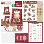 3D Velvet Cards A6 - Merry and Bright
