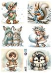 Fb2504 Knipvel Cosy Winter by Fairybells