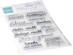 Cs1178 Stempel - Nativity tekst -Marleen