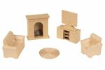 Assortiment 6 miniaturen - Woonkamer