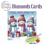 Diamonds Cards - Snowmen