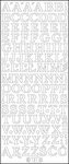 Starform - Alfabet Hoofdletters - Zilver
