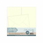 Cards and Envelopes A6 - Cream - 100pak