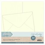 Cards and Envelopes A5 - Cream - 50pak