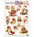 3D stansvel - Christmas Animals 02