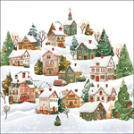 Servetten - Winter Village 5st