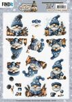 Knipvel BB - Gnomie Holidays - Blue
