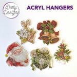 Dotty Designs Acryl Hangers - Christmas