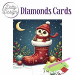 Diamonds Cards - Christmas Owl 1